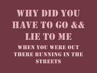 pochette album Lesson learned