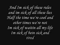 pochette album Sick and tired