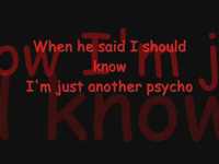 pochette album Just another psycho