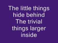 pochette album The little things