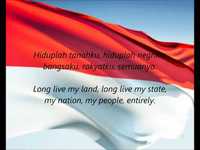 pochette album Indonesian national anthem