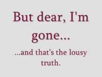 pochette album The lousy truth