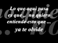 pochette album Ya te olvide