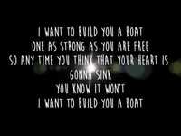 pochette album I want to write you a song