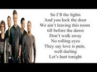 pochette album Let's hurt tonight