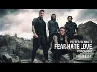 pochette album Fear hate love