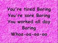 pochette album Boring