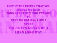 pochette album Long way to happy