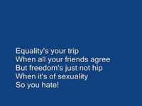 pochette album Homophobes are