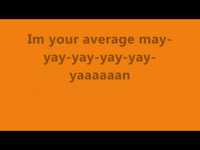 pochette album Average man