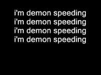 pochette album Demon speed
