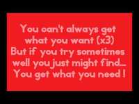 pochette album You can't always get what you want