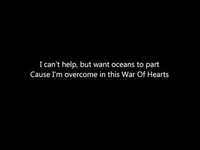 pochette album War of hearts