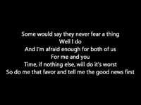 pochette album Good news first