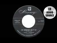 pochette album How important can it be