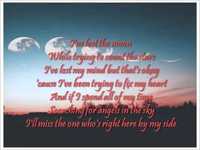 pochette album I've lost the moon