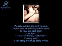 pochette album Easily broken