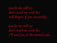 pochette album Eternal exile