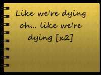 pochette album Live like we're dying