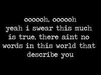 pochette album No words