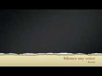 pochette album Silence my voice