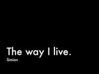 pochette album The way i live