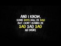 pochette album I don't wanna be sad