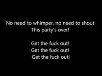 pochette album Get the fuck out