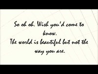 pochette album We never tried to show