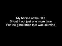 pochette album Babies of the 80's