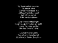 pochette album Ben franklin's kite