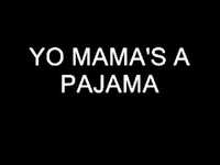 pochette album Yo mama's a pajama