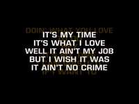 pochette album It's my time (waste it if i want to)