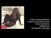 pochette album Never wanna be alone