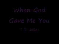 pochette album When god gave me you