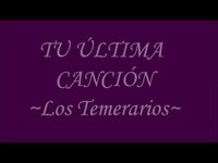 pochette album Tu ultima cancion