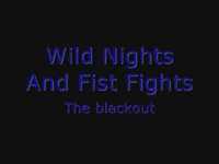 pochette album Wild nights and fist fights