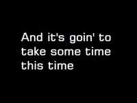 pochette album It's going to take some time