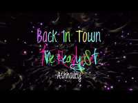 pochette album Back in town