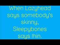 pochette album Lazyhead and sleepybones