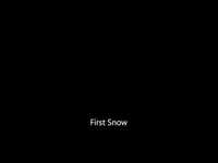 pochette album First snow