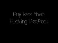 pochette album Fuckin perfect