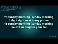 pochette album Sunday morning