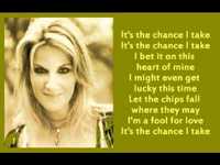 pochette album The chance i take