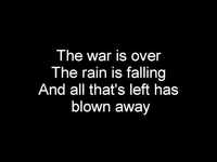 pochette album War is over