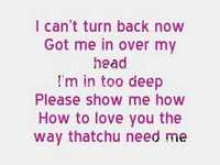 pochette album Can't turn back