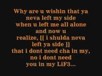 pochette album Left your side