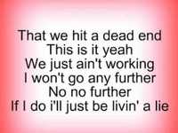 pochette album Livin' a lie