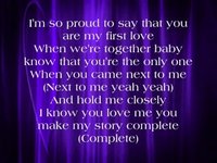 pochette album My first love