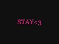 pochette album Stay
